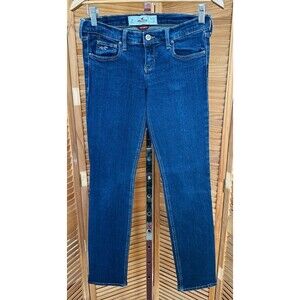 Hollister Women's Low Rise Laguna Skinny Distressed Jeans Juniors Size 3